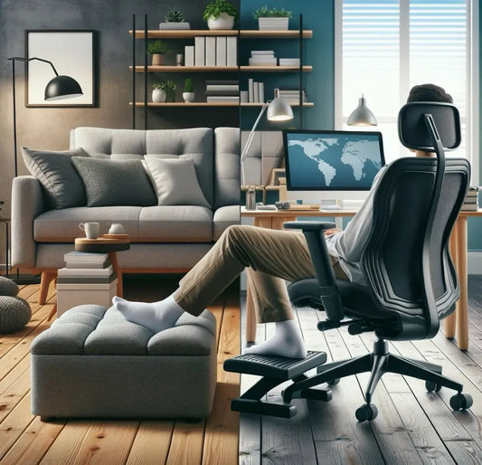 Utiliser un reposer pieds à la maison comme au bureau