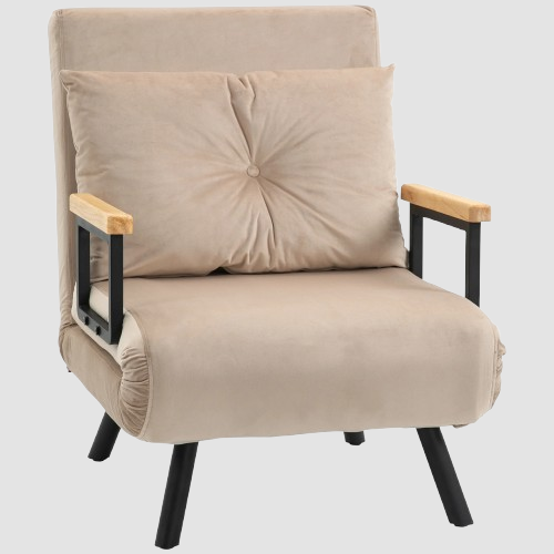 Fauteuil scandinave convertible 1 place