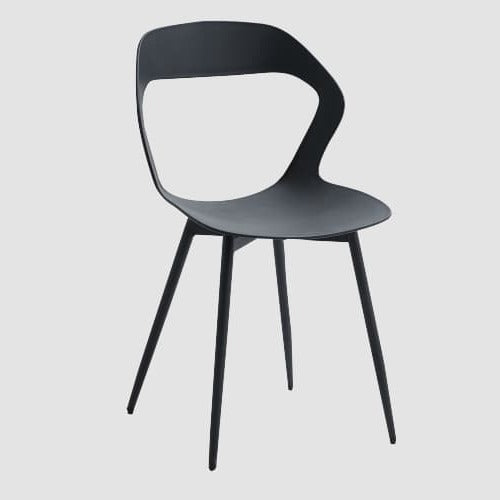 Chaise scandinave design à dossier ouvert