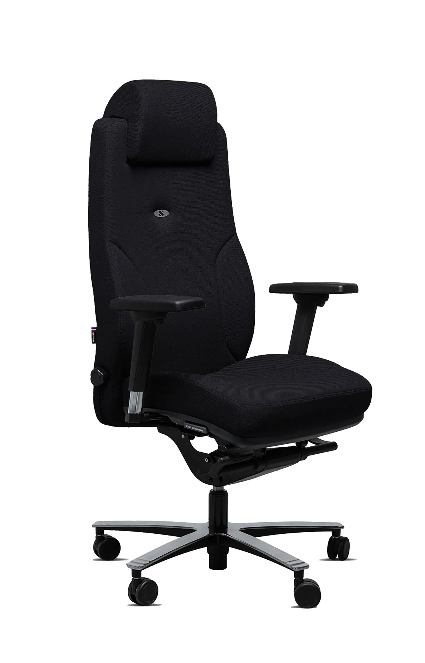 Chaise de bureau ergonomique design revêtement tissu cura LEAD ERNEST