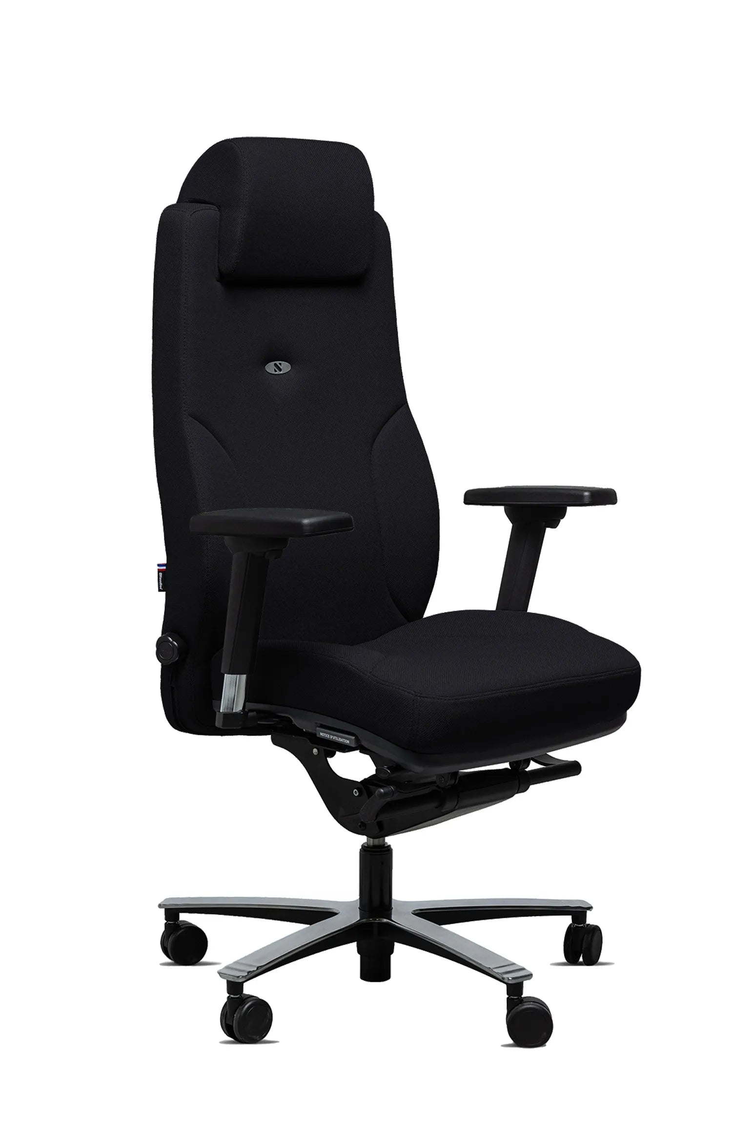 Chaise de bureau ergonomique design revêtement tissu cura LEAD ERNEST