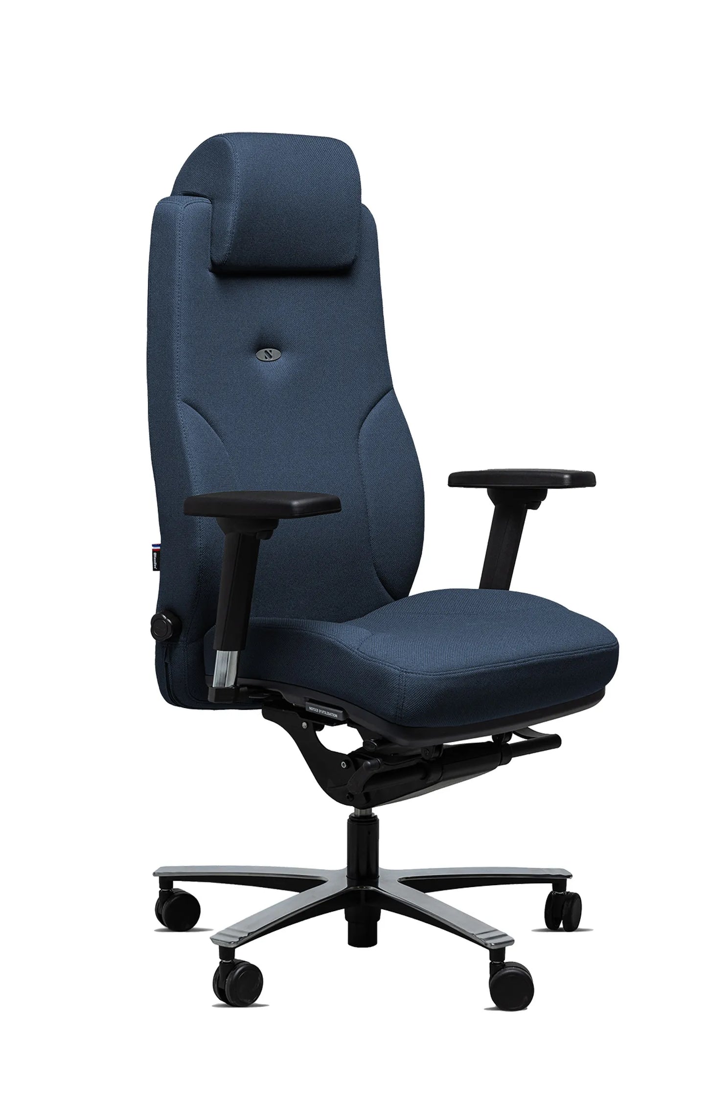 Chaise de bureau ergonomique design revêtement tissu cura LEAD ERNEST