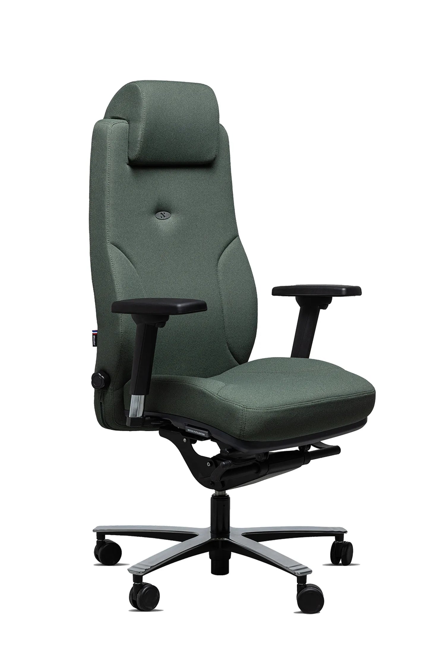 Chaise de bureau ergonomique design revêtement tissu cura LEAD ERNEST