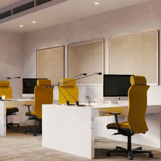 Chaise de bureau ergonomique professionnel en tissu STONG AUGUSTE STEELCUT