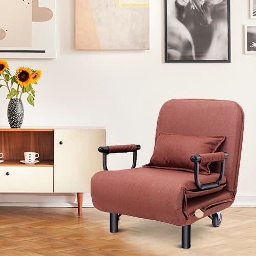 Fauteuil relax convertible en lit d'appoint