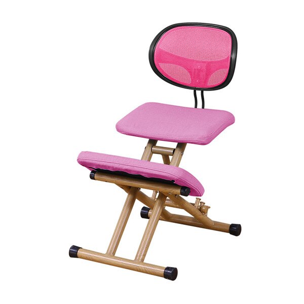 Tabouret ergonomique bureau avec dossier et repose genoux