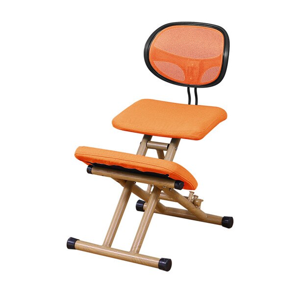 Tabouret ergonomique bureau avec dossier et repose genoux