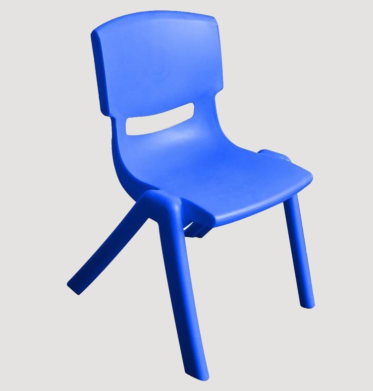 Chaise enfant en plastique encastrable