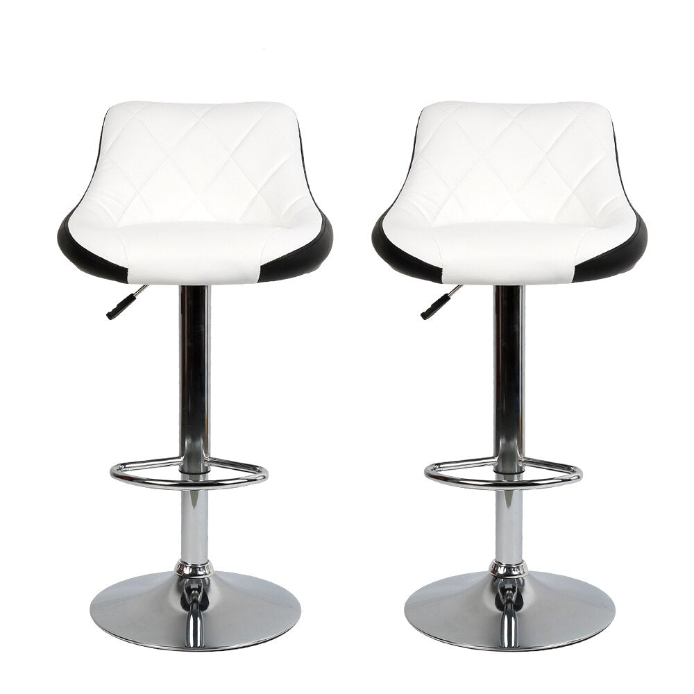 Chaise de bar design ajustable en similicuir (lot de 2)