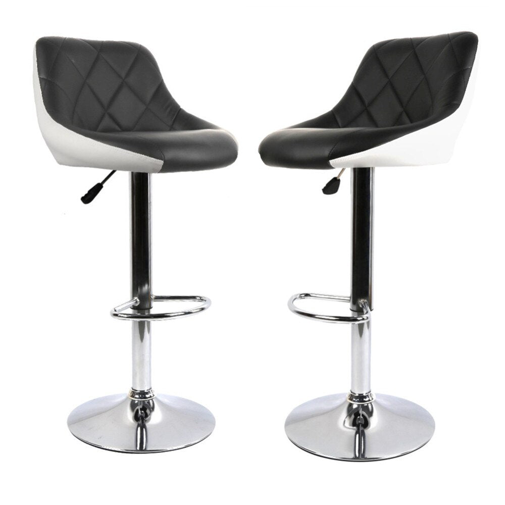 Chaise de bar design ajustable en similicuir (lot de 2)