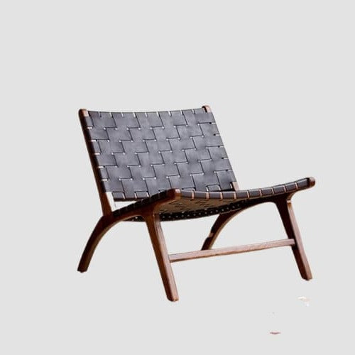 Chaise vintage basse assise fauteuil