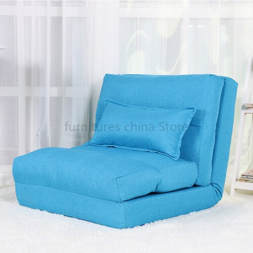 Transat pliable d'appoint en tissu avec coussin