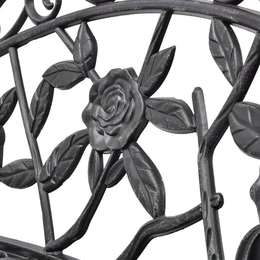 Banc industriel de style romantique en fer