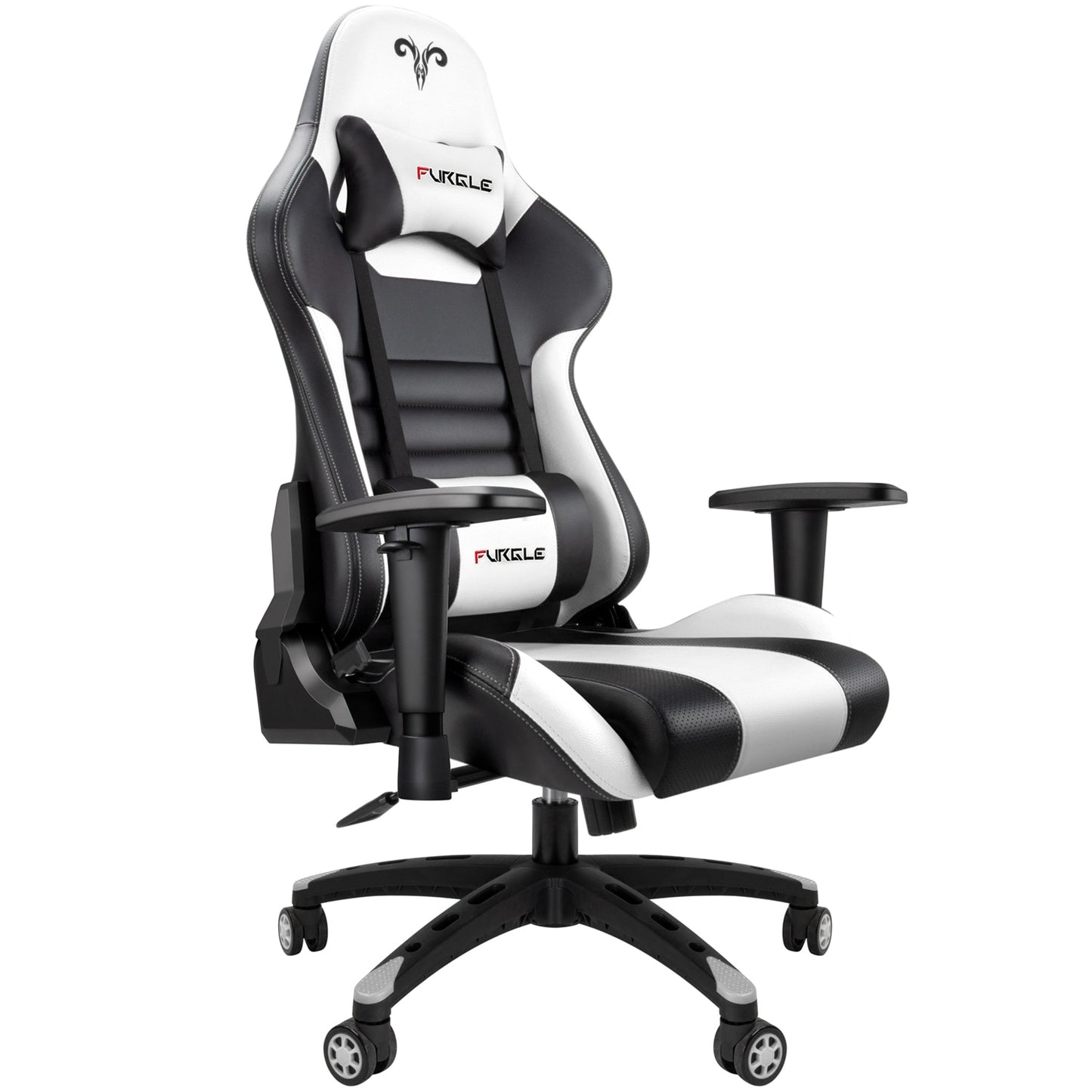 Chaise de bureau ergonomique pour gamer sur roulettes