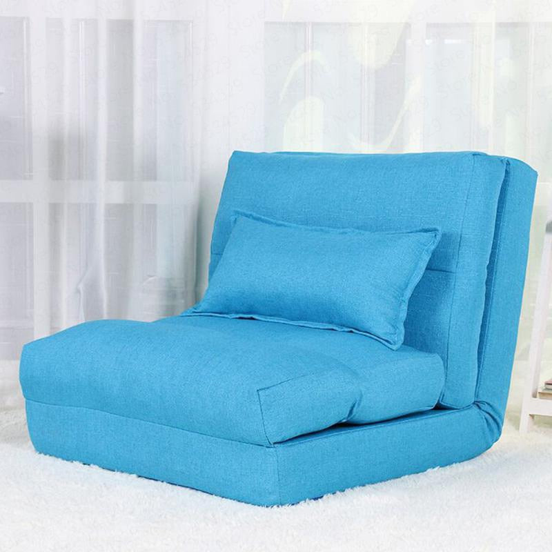 Transat pliable d'appoint en tissu avec coussin