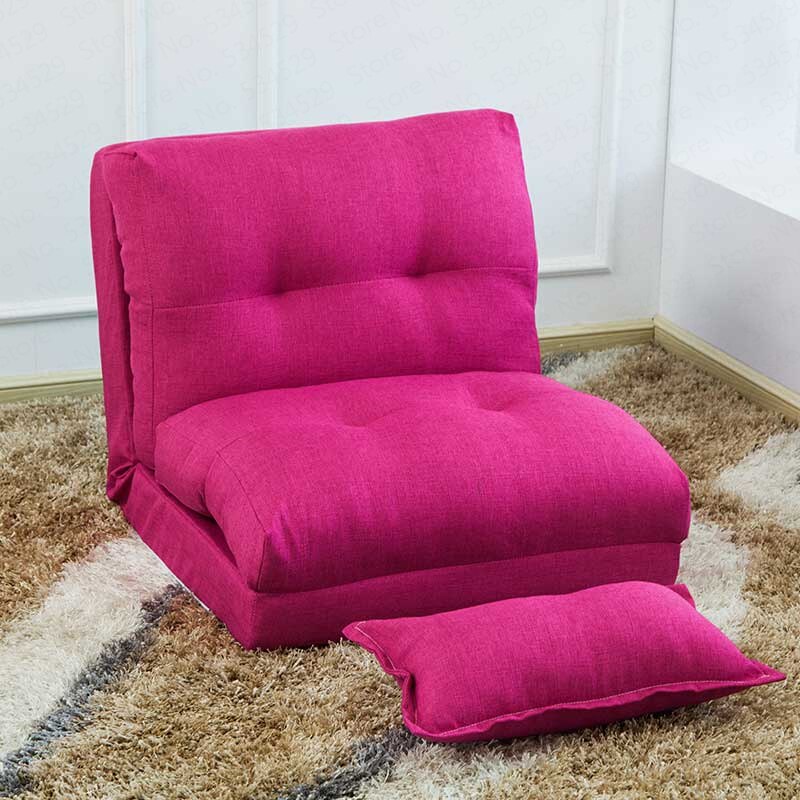 Transat pliable d'appoint en tissu avec coussin