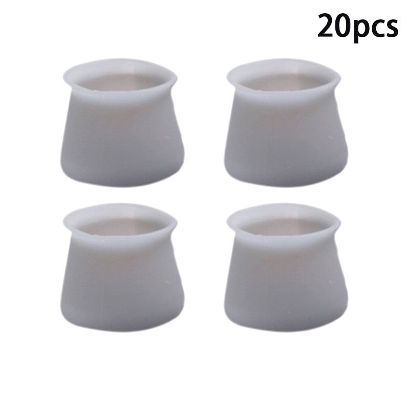 Protection pour pieds de chaises en silicone ( lot de 20)