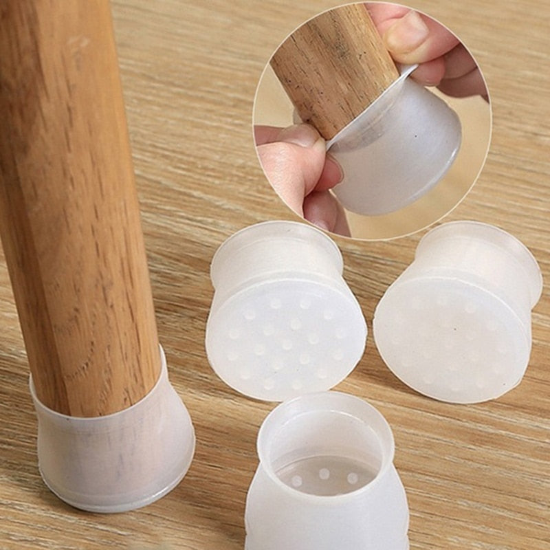 Protection pour pieds de chaises en silicone ( lot de 20)