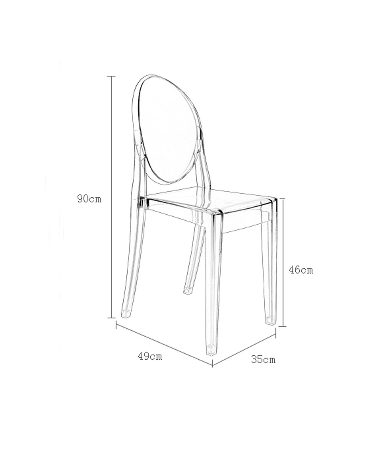 chaise médaillon