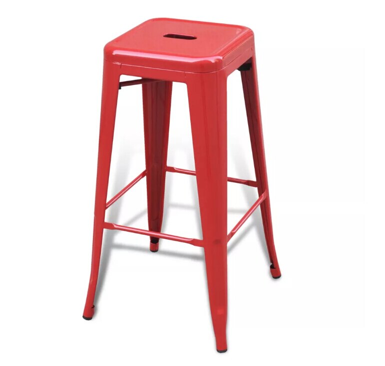 Tabouret de bar rouge pas cher