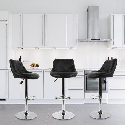 Chaise de bar design ajustable en similicuir (lot de 2)