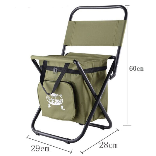 Chaise pliable d'appoint pour pêche
