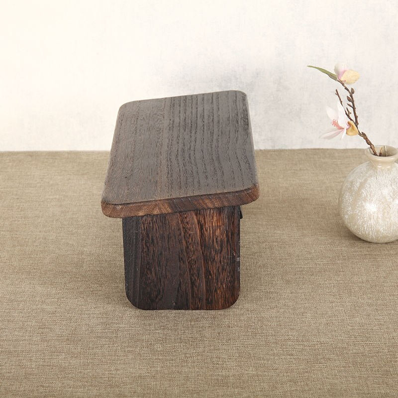 Banc scandinave bas en bois massif