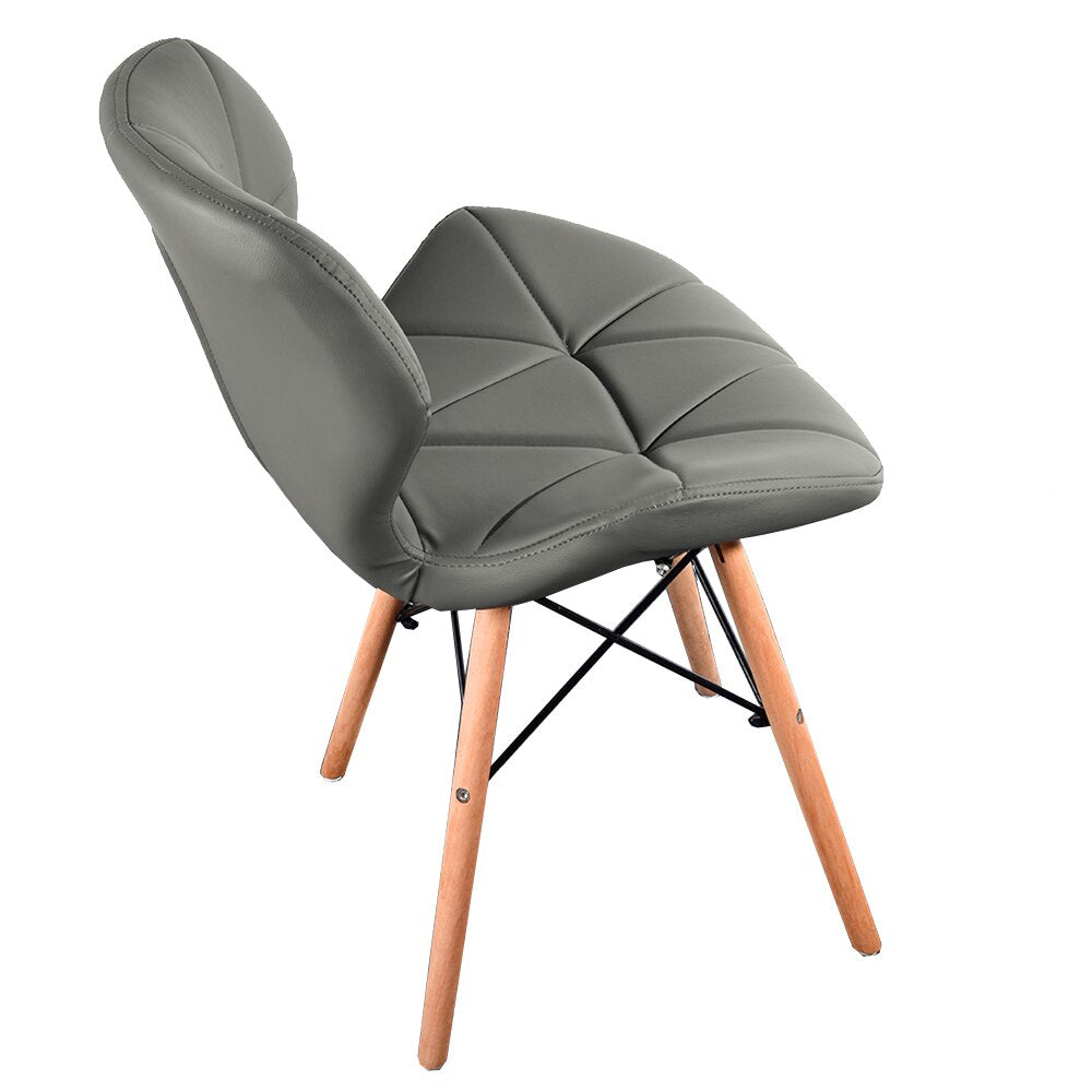 Chaise scandinave grise
