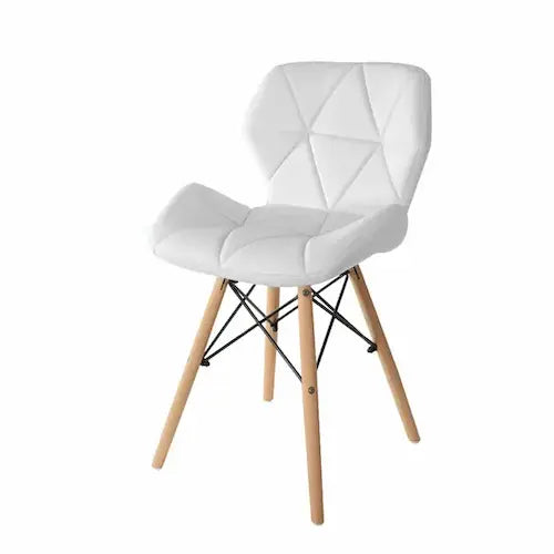 Chaise scandinave confort blanche