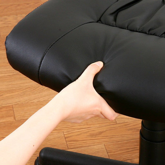 Tabouret ergonomique sur roulettes avec assise à mémoire de forme