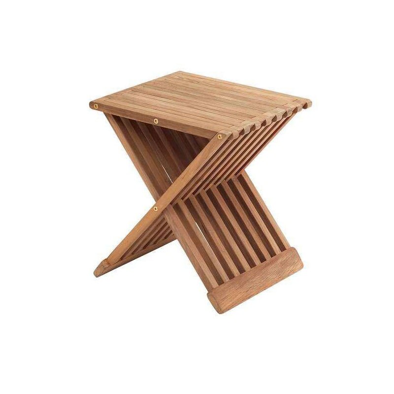 Tabouret scandinave pliable en bois