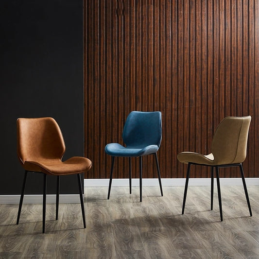 Chaise design pour salle à manger avec assise ergonomique