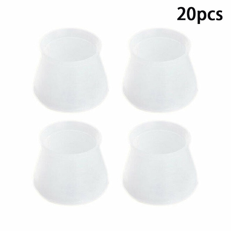 Protection pour pieds de chaises en silicone ( lot de 20)