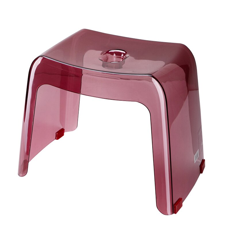 Tabouret design bas transparent