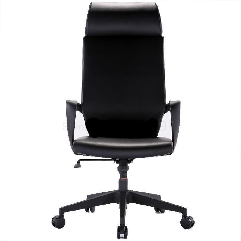 Chaise de bureau design avec dossier haut et accoudoirs