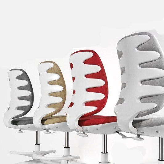 Chaise de bureau morderne avec cadre blanc