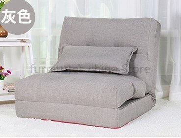 Transat pliable d'appoint en tissu avec coussin