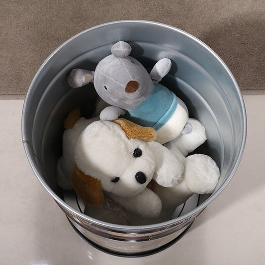 Tabouret vintage style tonneau en métal