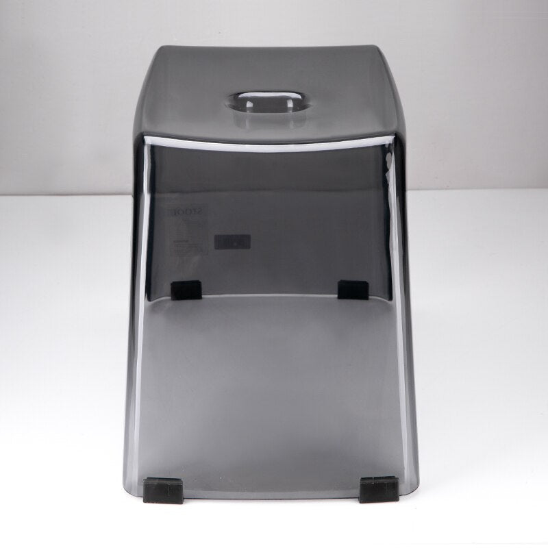 Tabouret design bas transparent