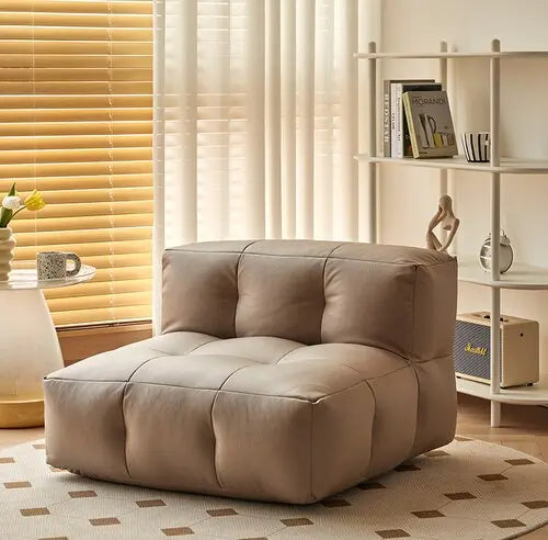 Canapé modulable moderne avec surpiqure