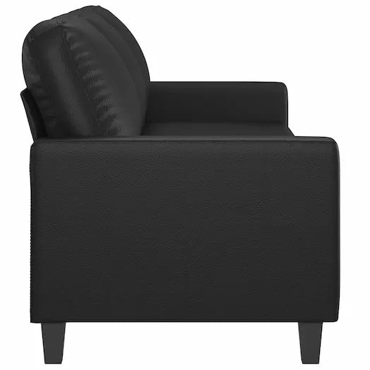 Canapé moderne 3 places tissu et coussins confort