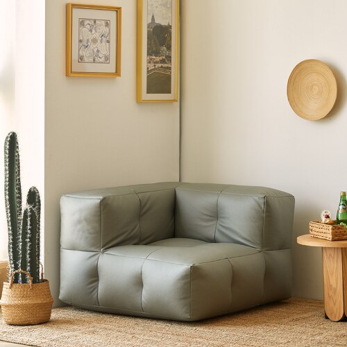 Canapé modulable moderne avec surpiqure