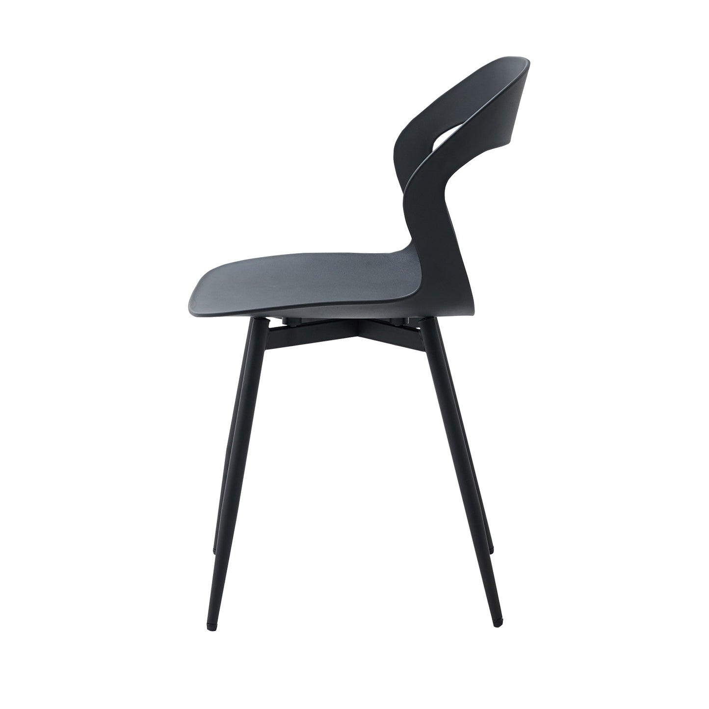 Chaise salle à manger noire design