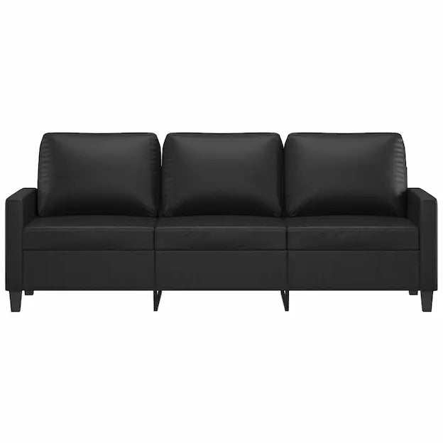 Canapé moderne 3 places tissu et coussins confort