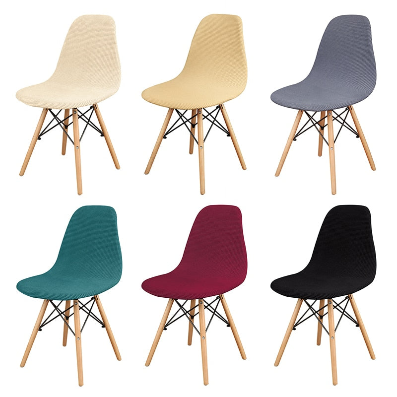 Housse pour chaise scandinave en tissu extensible