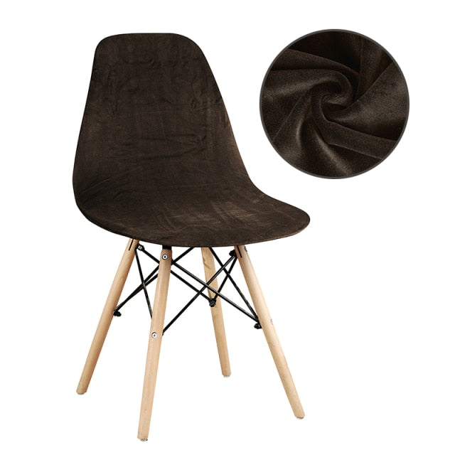 Housse pour chaise scandinave en tissu extensible