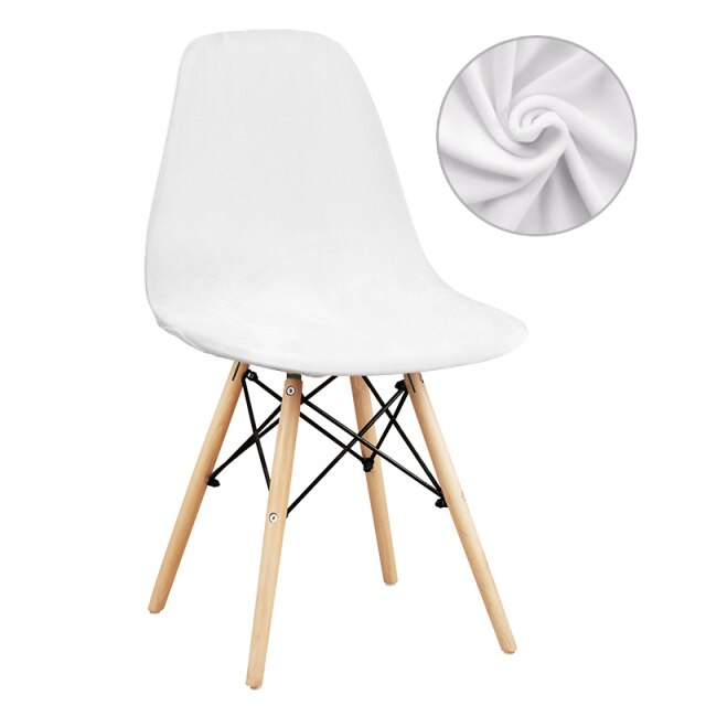 Housse pour chaise scandinave en tissu extensible