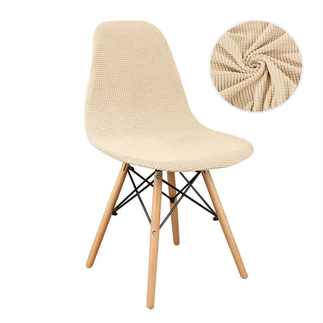 Housse pour chaise scandinave en tissu extensible