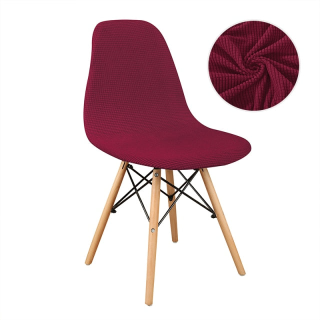 Housse pour chaise scandinave en tissu extensible