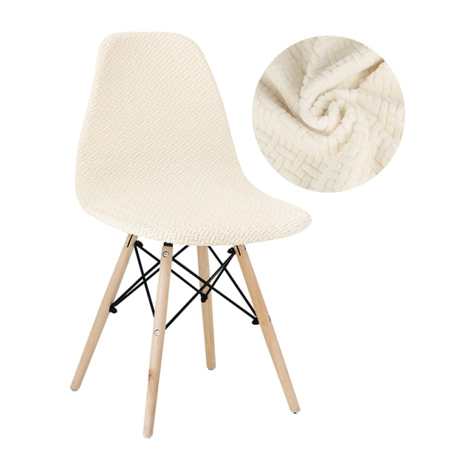 Housse pour chaise scandinave en tissu extensible